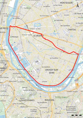 Carte de la marche Croissy-sur-Seine