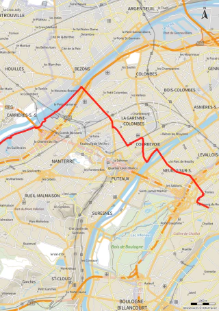 Carte de la marche Arc de triomphe