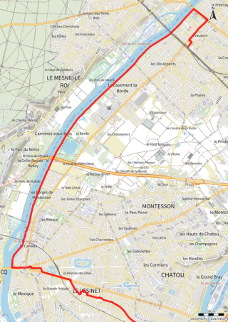 Carte de la marche Sartrouville