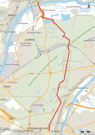 Carte de la marche Conflans-Sainte-Honorine II