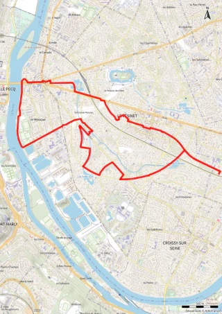 Carte de la marche Lycée Alain