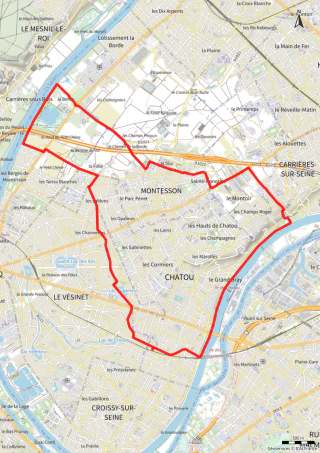 Carte de la marche Tour inversé
