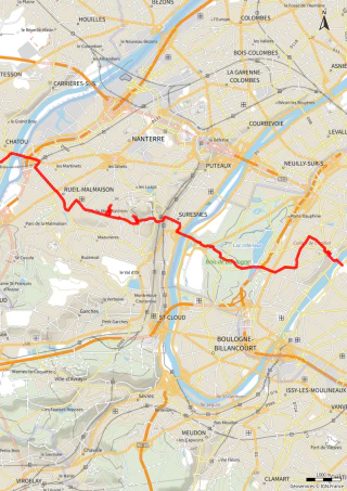 Carte de la marche Tour Eiffel