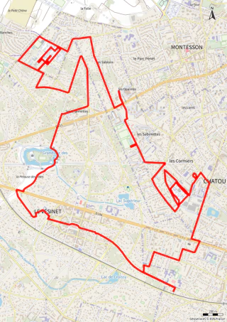 Carte de la marche Cimetières